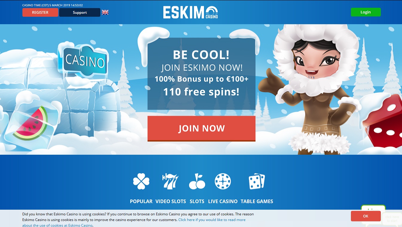 Eskimo casino met ipad